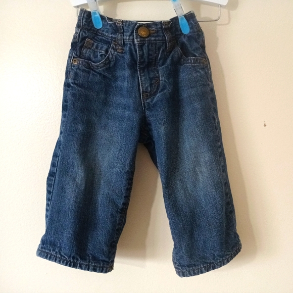 12-18 Month Old Navy Denim Jeans - Picture 1 of 14